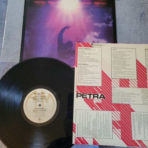 Petra Beat the System LP Vinyl 1984 Star Song Records VG+ - Picture 1 of 13